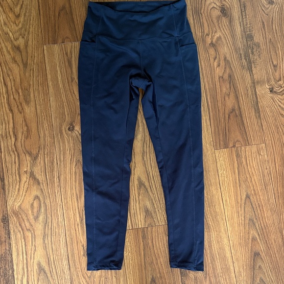 Danskin Dark Blue Leggings - Picture 1 of 7